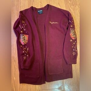 Women’s Harry Potter Gryffindor cardigan size xl